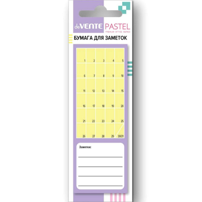 Липкий блок-планер deVENTE 'Месяц' 40х110мм&nbsp;&nbsp;40л 'Pastel' в блистере