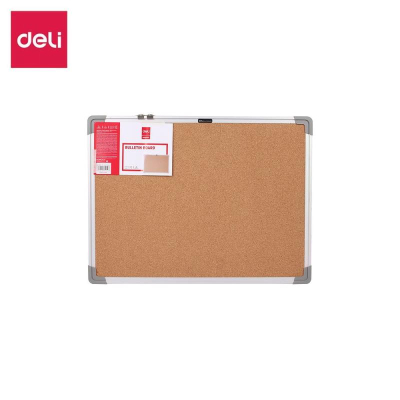Доска пробковая&nbsp;&nbsp;60х45см Deli алюминиевая рамка