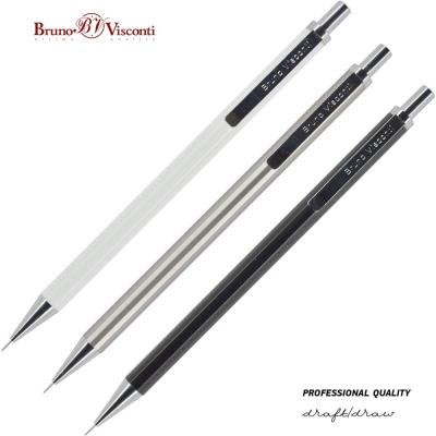Карандаш автоматический 0.3мм BrunoVisconti® 'UltraGraphix' 3 цвета корпуса ассорти