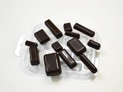 Форма для шоколада пластиковая Мир Форм Шоко-прямоугольники ???мм