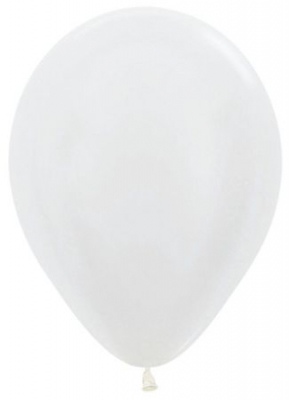 Шар воздушный Sempertex  30см Перламутр белый