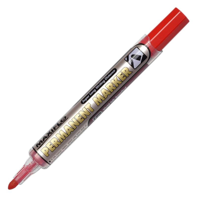 Маркер перманентный Pentel круглый  4.5мм с подкачкой чернил 'Maxiflo' красный