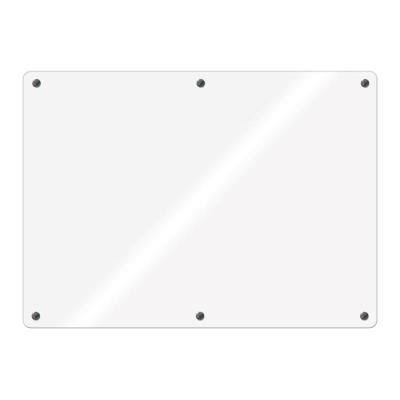 Доска стеклянная магнитно-маркерная 200х100см Attache белая