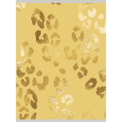 Тетрадь A4  80л клетка на скрепке Listoff® картонная глянцевая обложка Металлик 'Золото'