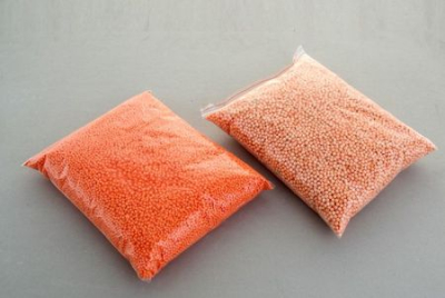 Наполнитель декоративный пенопласт оранжевый 1-3мм 50г