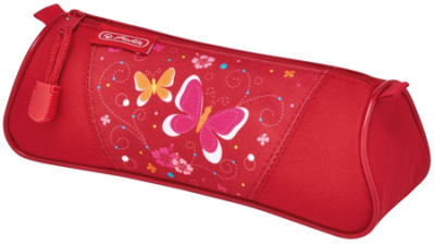 Пенал треугольный Herlitz Triangular Butterfly 23х7х9см
