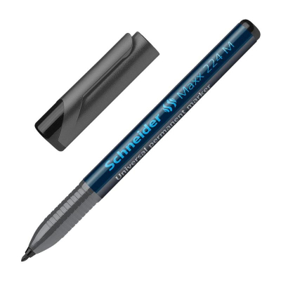 Маркер перманентный Schneider круглый 1.0мм 'Maxx 224M' черный