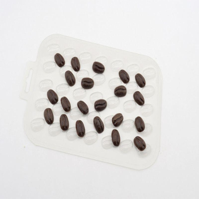 Форма для шоколада пластиковая Мир Форм Кофейные зерна