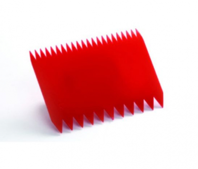 Скребок пластиковый Pavoni 110х80мм красный 