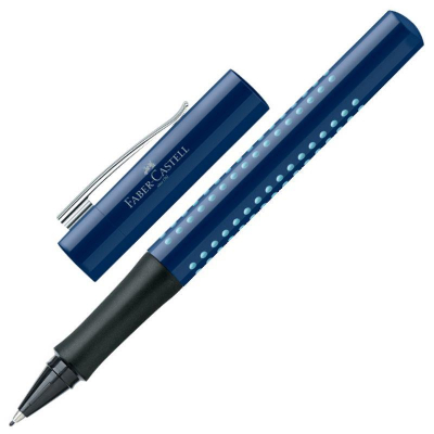 Ручка капиллярная Faber-Castell Grip 2010  0.4мм синий корпус синяя
