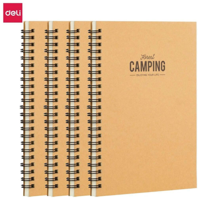 Тетрадь B5&nbsp;&nbsp;60л линейка на гребне Deli тонированный блок картонная обложка