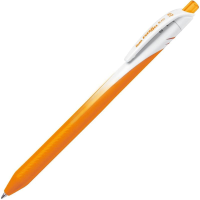 Ручка гелевая автоматическая Pentel 0.7мм 'EnerGel' одноразовая оранжевая