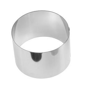Форма для выпечки и сборки Кольцо 100х50мм нержавеющая сталь