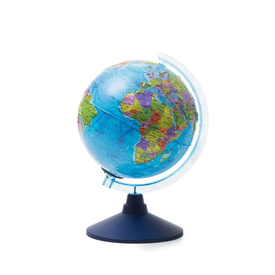 Глобус Земли настольный Globen  21см политическая карта рельефный Интерактивный на батарейках 2022г