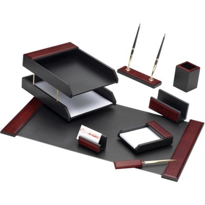 Набор настольный&nbsp;&nbsp;8 предметов Good Sunrise с настилом красное дерево