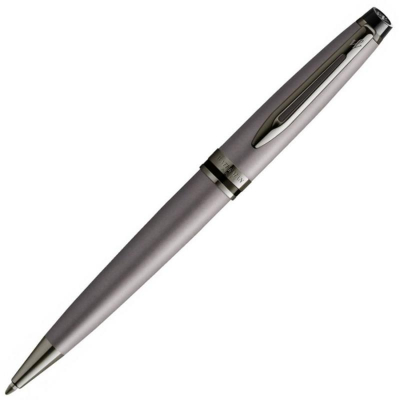 Ручка шариковая Waterman Expert Metallic Silver RT Medium синие чернила