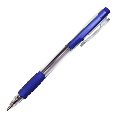 Ручка шариковая автоматическая Dolce Costo 0.7мм с резиновой манжетой синяя