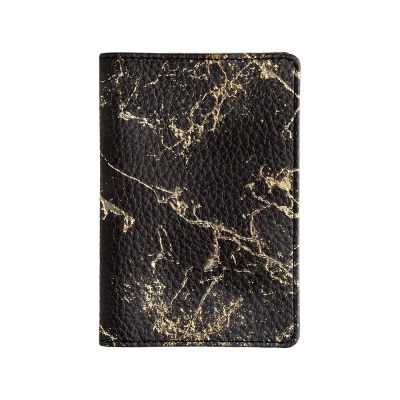 Обложка для паспорта BrunoVisconti® экокожа 'Carrara' Black