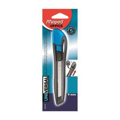 Нож макетный&nbsp;&nbsp;9мм Maped 'Universal' пластиковый корпус в блистере