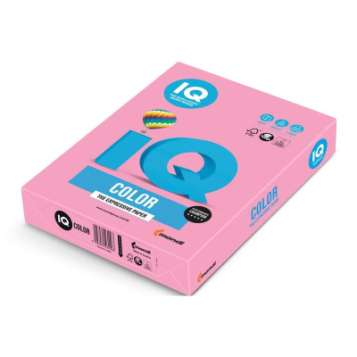 Бумага цветная A4 IQ Color  80г пастель розовая 500л