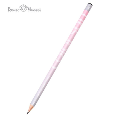 Карандаш BrunoVisconti® 'ColorSurf' HB трехгранный корпус 'Morandi'