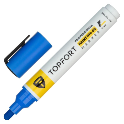 Пейнтмаркер&nbsp;&nbsp;3-6.0мм Topfort 'Professional' синий