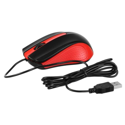 Мышь USB Acer OMW012 черно-красная
