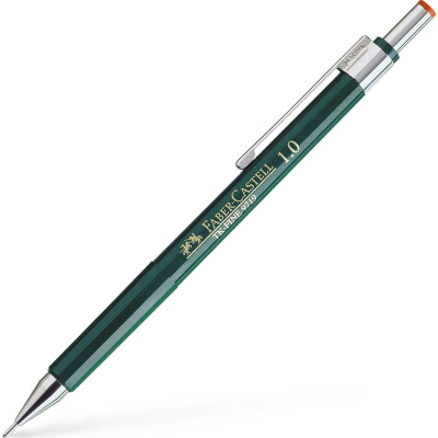 Карандаш автоматический 0.9мм Faber-Castell TK-Fine 9719 зеленый