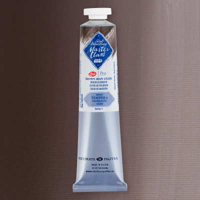 Краска темперная Мастер Класс коричневая железоокисная  46мл