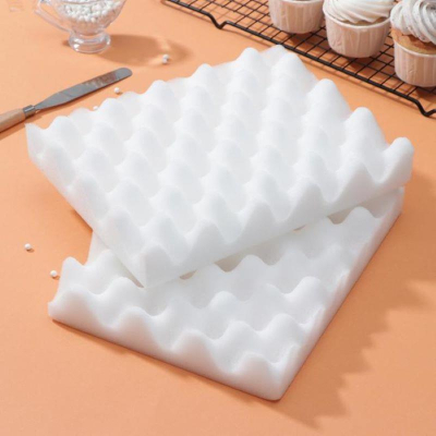 Мат для сушки цветов из мастики 24.5х19х2.5см 2шт поролон