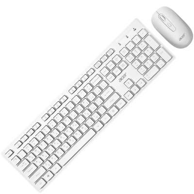 Клавиатура +мышь беспроводные Acer OCC503 Multimedia белые
