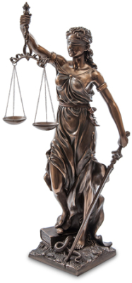 Статуэтка Фемида - богиня правосудия 74см полистоун