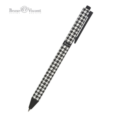 Ручка шариковая автомат BrunoVisconti® ArtClick  0.5мм синие чернила 'Модный паттерн'