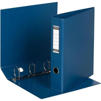 Папка A4&nbsp;&nbsp;4 кольца 55мм (D) на 400л Attache Selection PVC синяя