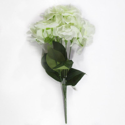 Растение искусственное цветок 'Гортензия' молчная 42см