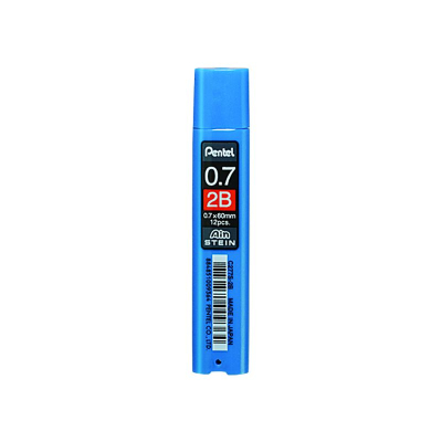 Грифель 0.7мм 2B Pentel 'Ain Stein' 12шт