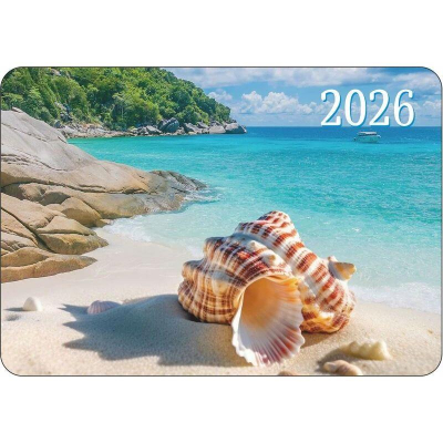 Календарь карманный 2026 Lamark 10х7см 'На берегу океана'
