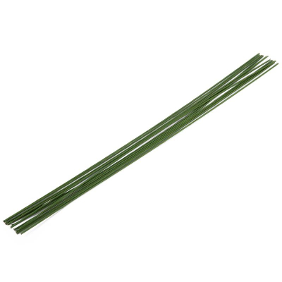 Проволока флористическая d-1.6мм L-40см Fiorico 12шт зеленая