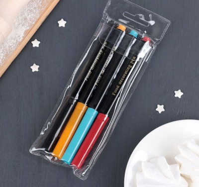 Маркеры пищевые 4цв в упаковке