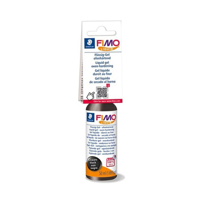 Гель декоративный Fimo Liquid для пластики&nbsp;&nbsp;50мл черный