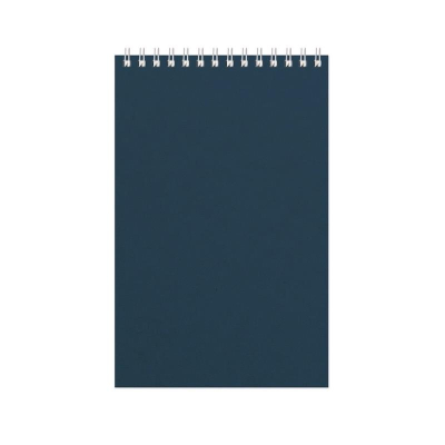 Блокнот A5  60л клетка на гребне Альт® картонная обложка 'Office' синий