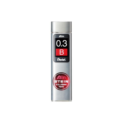 Грифель 0.30мм B Pentel 'Ain Stein' 15шт