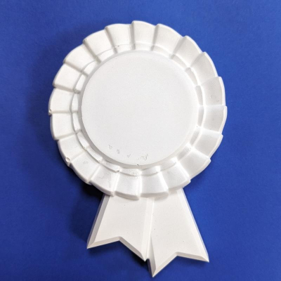 Заготовка для росписи гипсовая Фигурка Розетка Медаль h-10см