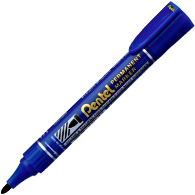 Маркер перманентный Pentel круглый  2.0мм 'Extra Large Point' синий
