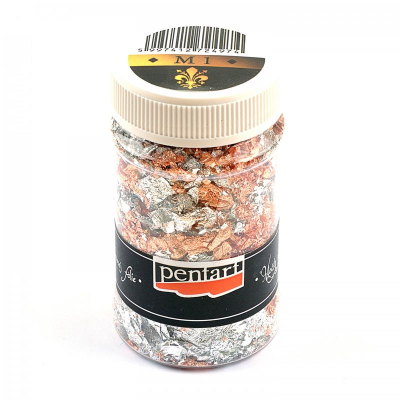 Поталь в хлопьях Pentart 100мл ассорти М1