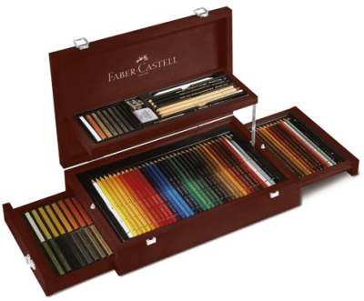 Набор художественный Faber-Castell Art&Graphic Collection 126 пр в коробке из красного дерева