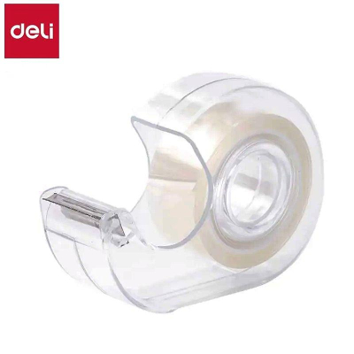 Диспенсер ручной +клейкая лента 2-сторонняя 0.018х 6м" Deli 'Stick Up' прозрачная в блистере