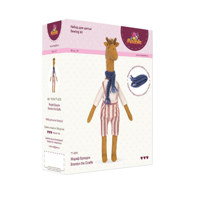 Набор для шитья Miadolla Игрушка в скандинавском стиле 'Жираф Брэндон' h-38см