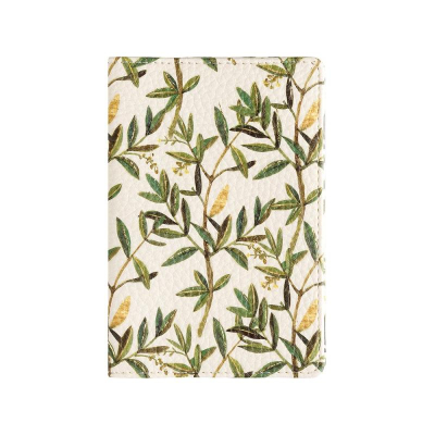Обложка для паспорта BrunoVisconti® экокожа 'Flora' Олива