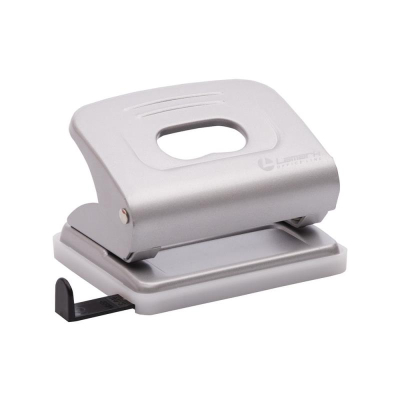 Дырокол  20л Lamark 'Metallic' металлический серый